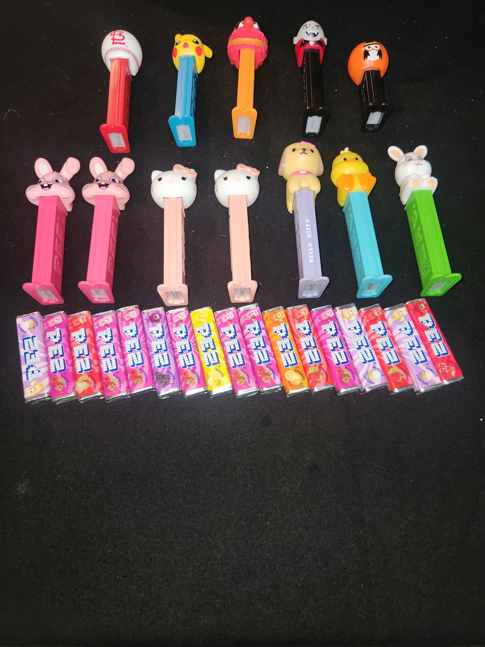 Cute Assorted Character Candy Dispensers -Pink, Blue, Green, Orange, Yellow #329